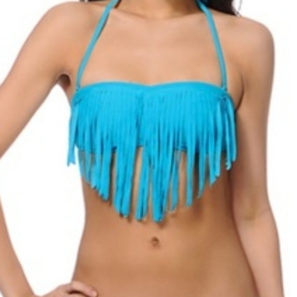 Roxy Fringe Front Bikini Top